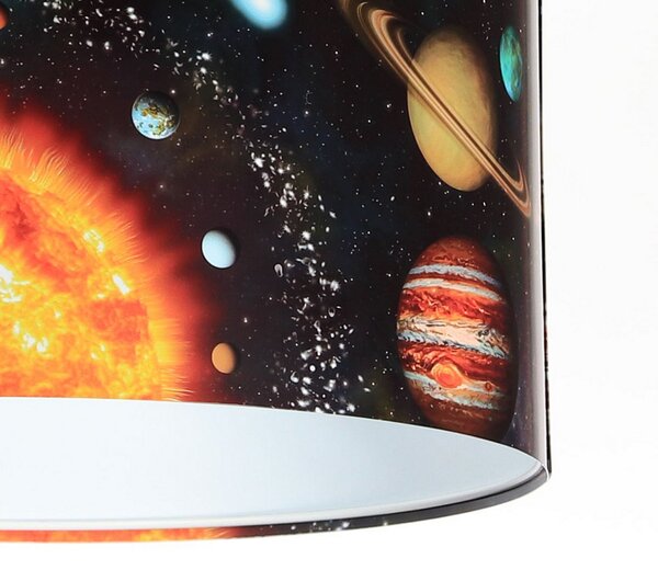 Maco Design Lampă suspendată pentru camera copiilor Space, reglabil, Negru, Camera copiilor, Plastic, Viața tânără