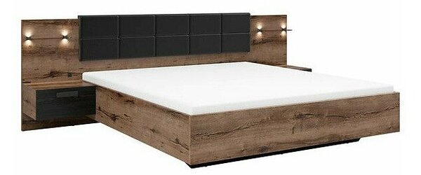 Pat Livmoru 125Dublu, Maro, 180x200, PAL laminat, 29x21x10cm
