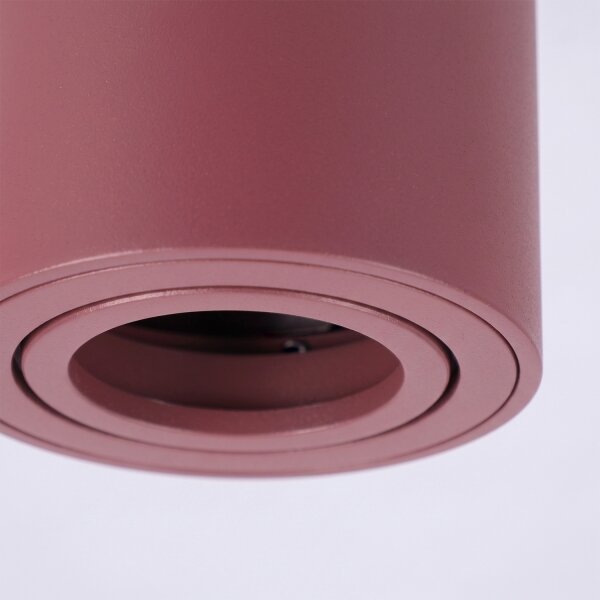 BRILAGI - Corp de iluminat tip spot MIA 1xGU10/30W/230V 84x80 mm bordo