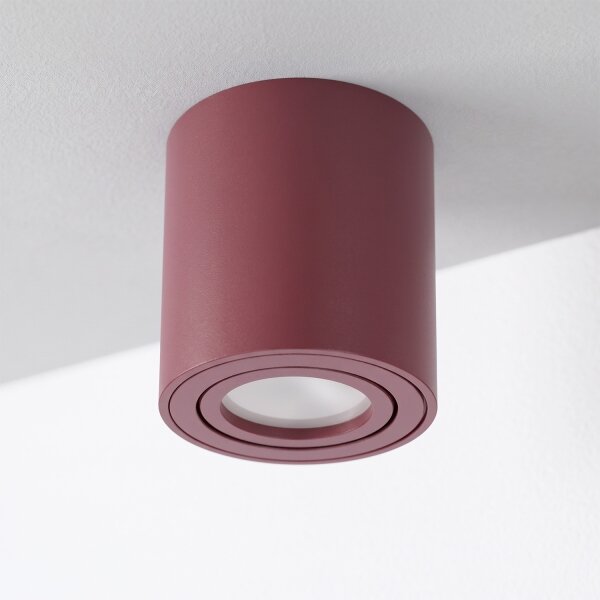 BRILAGI - Corp de iluminat tip spot MIA 1xGU10/30W/230V 84x80 mm bordo