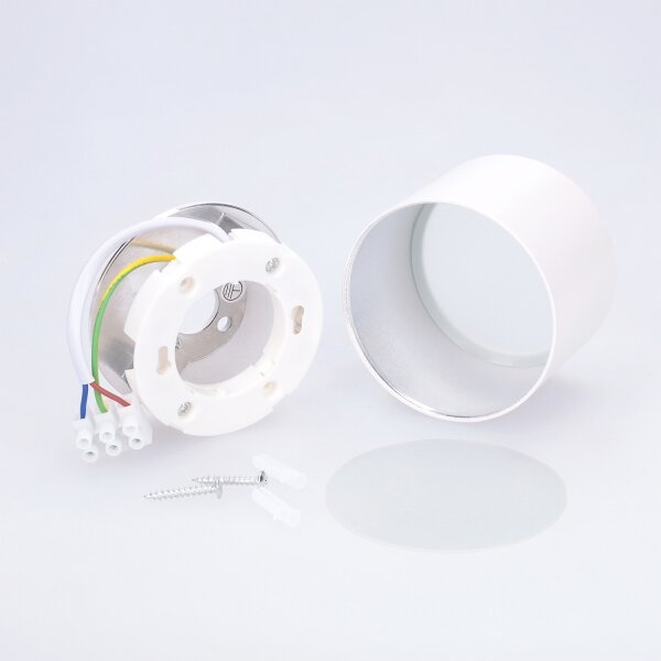 BRILAGI - Corp de iluminat spot pentru baie SMOOTH 1xGX53/15W/230V 60x82 mm alb IP54