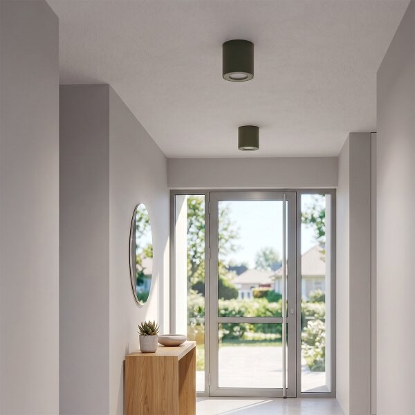 BRILAGI - Spot de baie MIA 1xGU10/30W/230V 60x82 mm 84x80 mm verde închis IP54