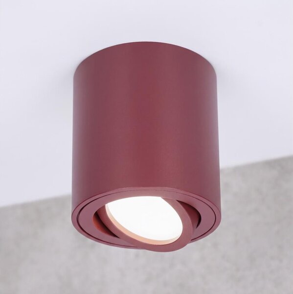 BRILAGI - Corp de iluminat tip spot MIA 1xGU10/30W/230V 84x80 mm bordo