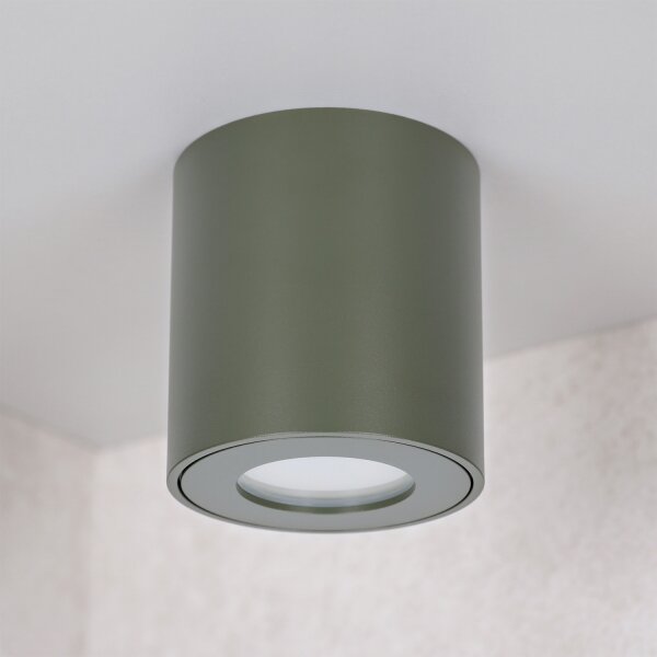 BRILAGI - Spot de baie MIA 1xGU10/30W/230V 60x82 mm 84x80 mm verde închis IP54