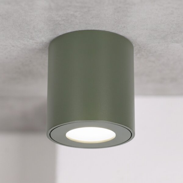 BRILAGI - Spot de baie MIA 1xGU10/30W/230V 60x82 mm 84x80 mm verde închis IP54