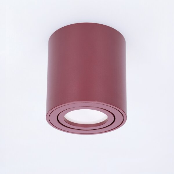 BRILAGI - Corp de iluminat tip spot MIA 1xGU10/30W/230V 84x80 mm bordo