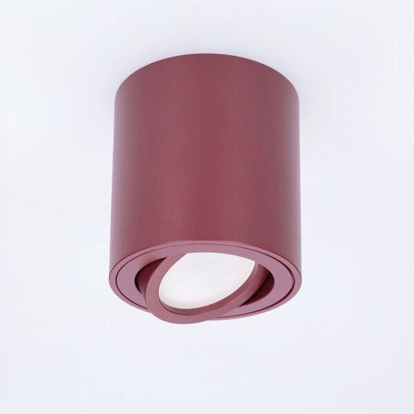 BRILAGI - Corp de iluminat tip spot MIA 1xGU10/30W/230V 84x80 mm bordo