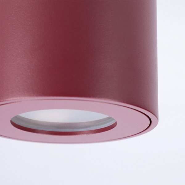 BRILAGI - Spot pentru baie MIA 1xGU10/30W/230V 84x80 mm bordo IP54