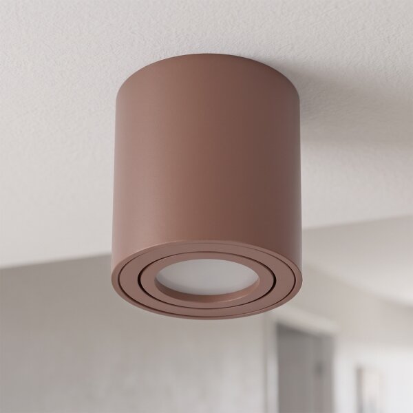 BRILAGI - Lampă spot MIA 1xGU10/30W/230V 84x80 mm maro