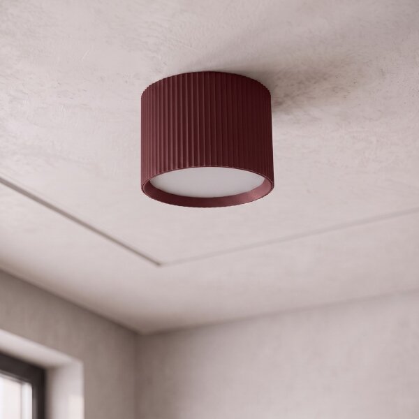 BRILAGI - Corp de iluminat tip spot STRIPY 1xGX53/15W/230V 60x82 mm bordo