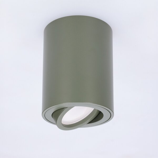 BRILAGI - Corp de iluminat tip spot MIA 1xGU10/30W/230V 100x80 mm verde închis