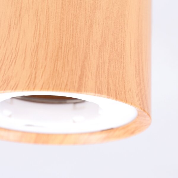 BRILAGI - Corp de iluminat tip spot SMOOTH 1xGX53/15W/230V 60x82 mm decor stejar