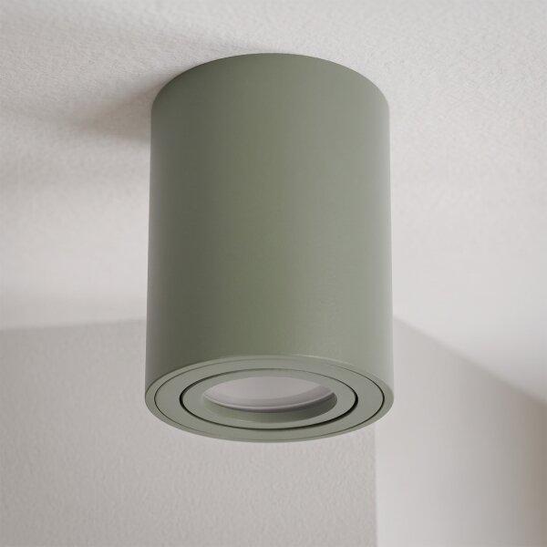 BRILAGI - Corp de iluminat tip spot MIA 1xGU10/30W/230V 100x80 mm verde închis