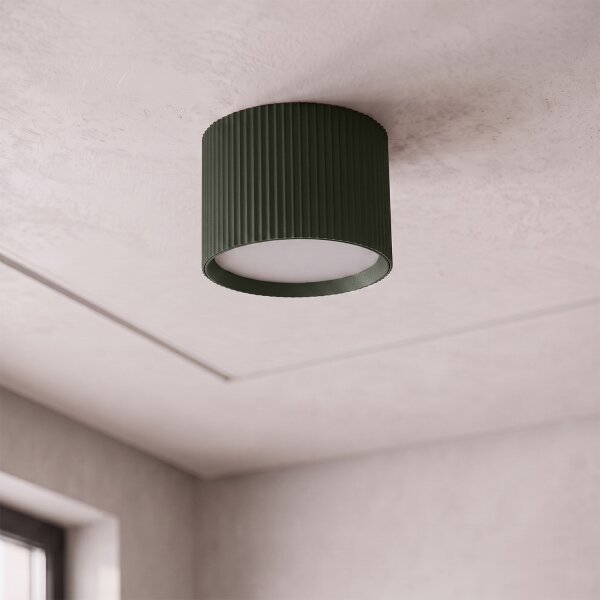 BRILAGI - Lampă spot STRIPY 1xGX53/15W/230V 60x82 mm verde închis