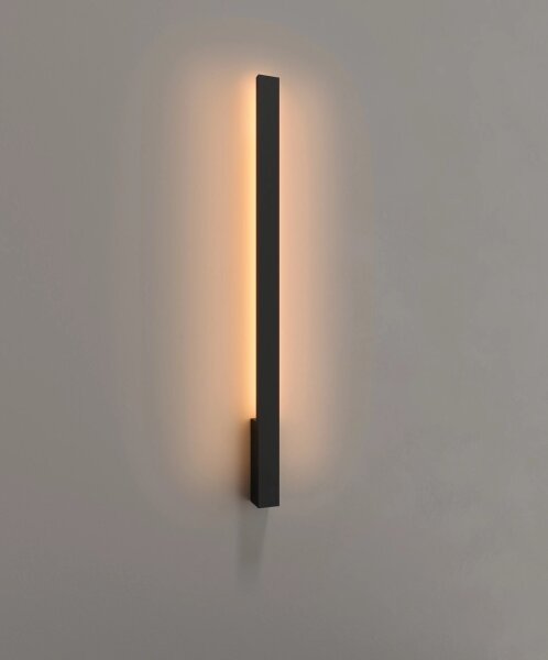 MAXLIGHT W0459 - LED Aplică de perete pentru exterior KAPRUN LED/12W/230V IP65 neagră