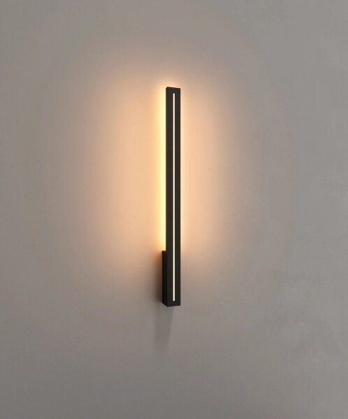 MAXLIGHT W0460 - Aplică de perete LED de exterior MOENA LED/15W/230V IP65 neagră