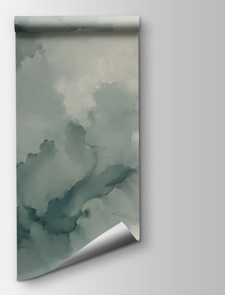 Fototapet Nori pufoși, care se învârt, în nuanțe discrete, Fototapet abstracte, Fototapet populare, t00754v3 - Tapeko.ro