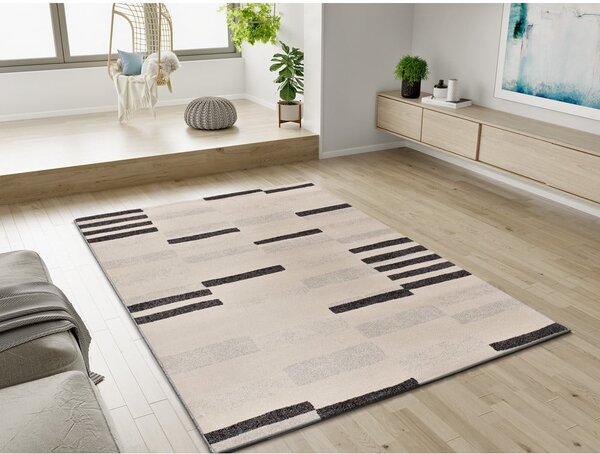 Covor gri/crem 80x150 cm Mosaica – Universal