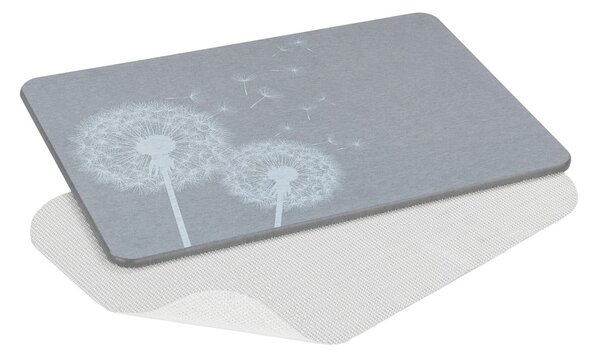 Covoraș de baie gri din diatomit 39x60 cm Astera – Wenko