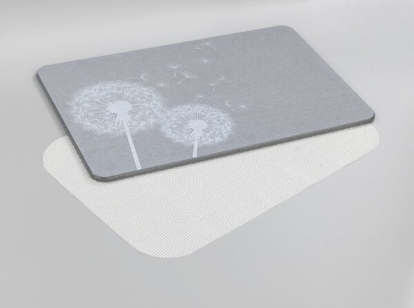 Covoraș de baie gri din diatomit 39x60 cm Astera – Wenko