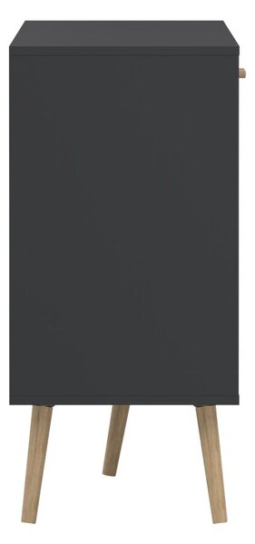 Comodă gri antracit joasă 149x82 cm Bodo – Tvilum