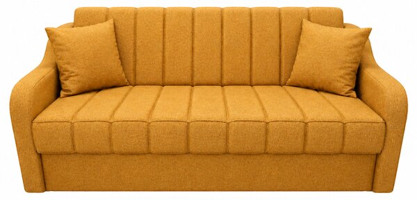Canapea ALEX extensibila, 3 locuri, cu lada de depozitare, stofa bej, 220x90x90 Albastru inchis