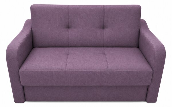Canapea SAMY NEXT extensibila, 2 locuri, cu lada de depozitare, catifea plusata gri, cadru metalic, 152x100x92 cm Mov, stofa