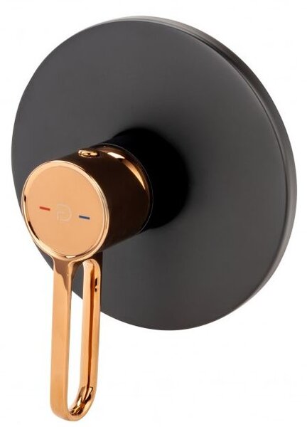 FDesign Zaffiro baterie de duș ascuns negru FD1-ZFR-7PA-25