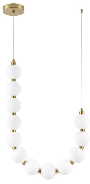 Lampă de plafon suspendată LED LHJ119-CP aur periat