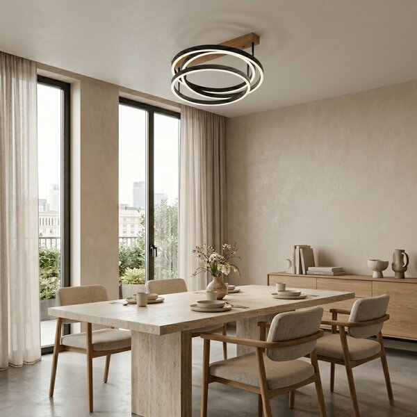 Lampă de tavan LED SWE058-C BLACK