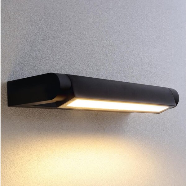 BRILAGI - Aplica LED de exterior pentru perete SALERNO LED/12W/230V 35,5 cm neagră IP65