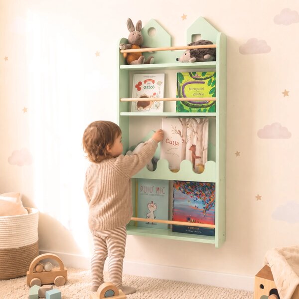 Bibliotecă de perete pentru copii NESTA