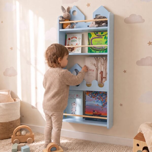Bibliotecă de perete pentru copii NESTA