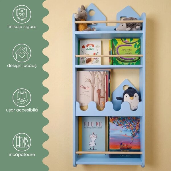 Bibliotecă de perete pentru copii NESTA