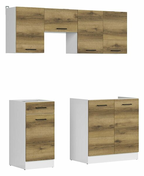 Set de bucătărie Boston 511, 170x47cm, 69.4 kg
