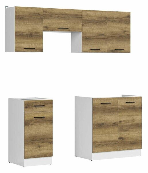 Set de bucătărie Boston 499, 180x47cm, 70.3 kg