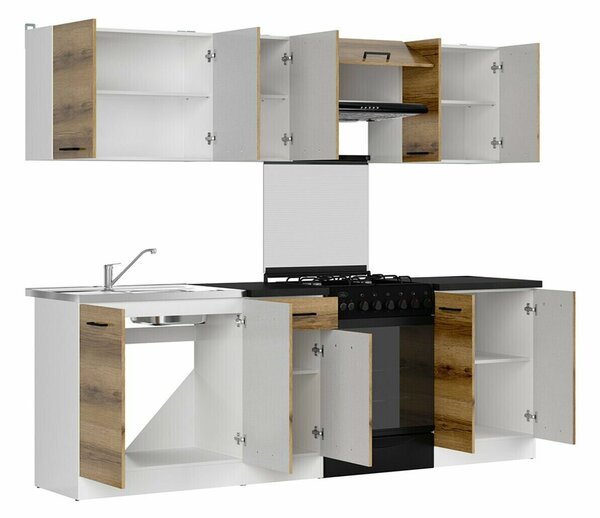 Set de bucătărie Boston 498, 230x47cm, 101.8 kg
