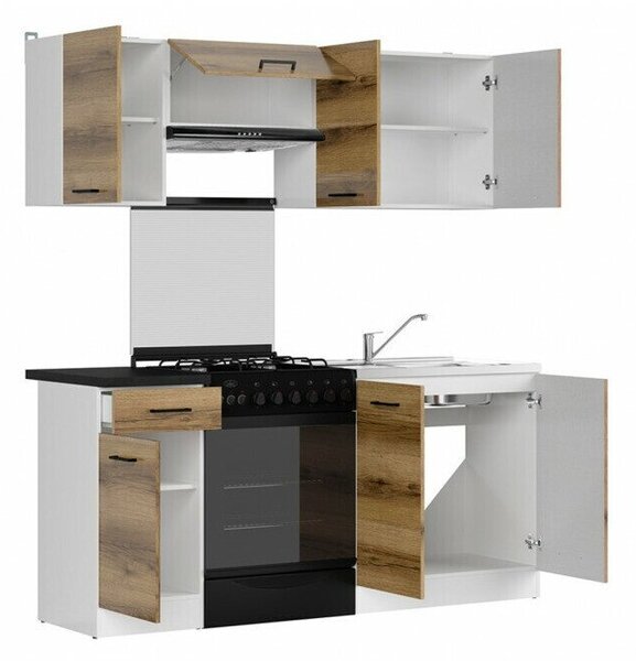 Set de bucătărie Boston 499, 180x47cm, 70.3 kg