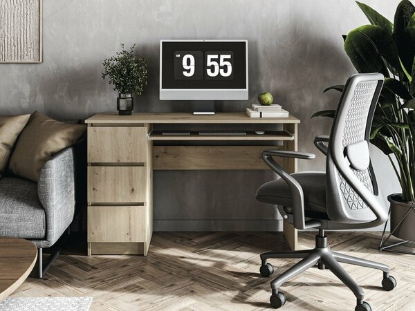 Birou Houston 1949, Stejar artizan, PAL laminat, 77x120x50cm, 32 kg