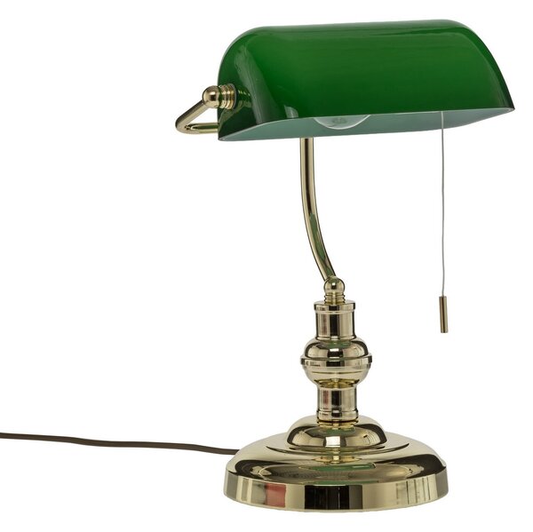 Lampă de masă Lindby, Milenka, Auriu / Alamă, Camera de zi, Metal, Antichitate