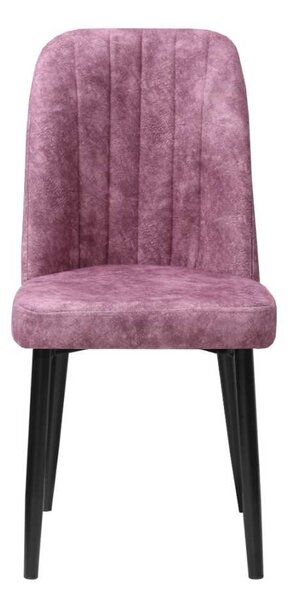 Scaun de Bucatarie Artemis Roz Picior Negru