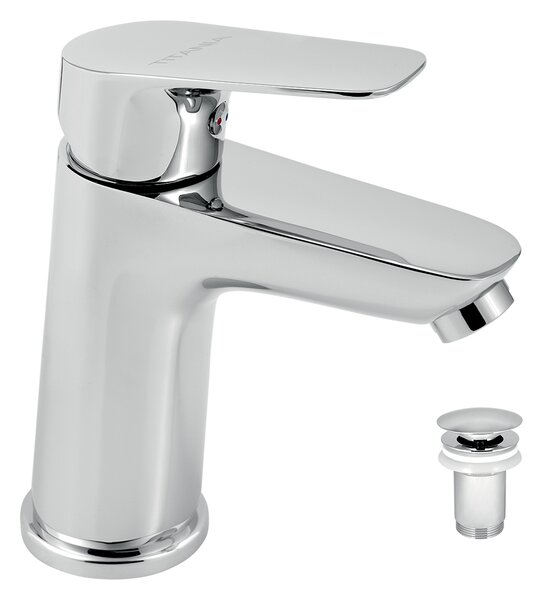 Novaservis Titania Pure, baterie chiuveta cu set de deșeuri, 90303.0
