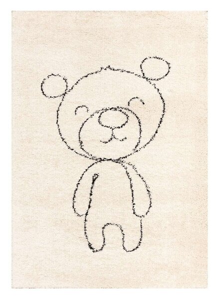 Covor pentru copii bej antialergic 230x160 cm Teddy Bear - Yellow Tipi