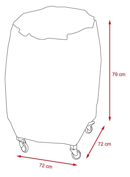Husă de protecție pentru grătar KAMADO 46 cm