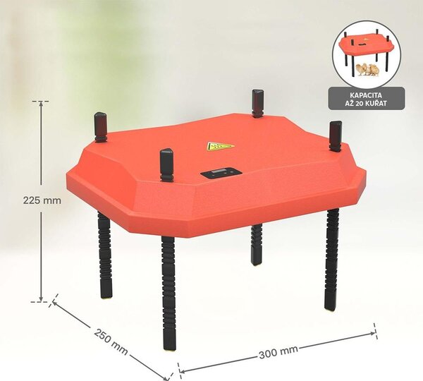 Placă de încălzire – cloșcă artificială Avenberg FUDAJO 25 x 30 cm