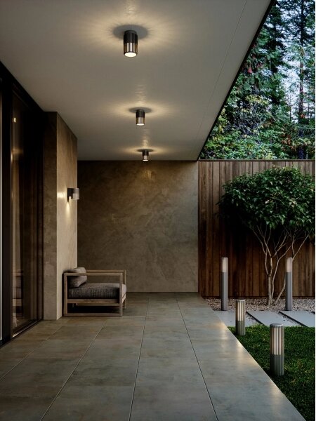 Lampă de exterior Nordlux ALUDRA 1xE27/15W/230V IP44 antracit 95,4 cm