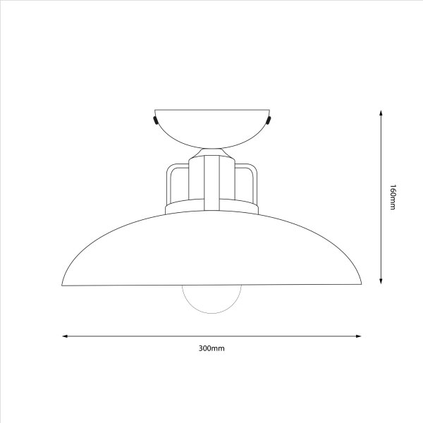 Lustră aplicată Brilagi FLAMENGO 1xE27/60W/230V bej