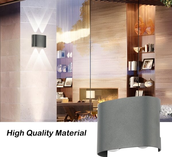 Brilagi - Aplică de perete LED pentru exterior FLAREBOX LED/4W/230V antracit IP65