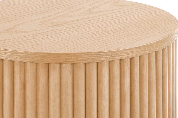 Măsuță de cafea rotundă Tamis 80 cm - natur