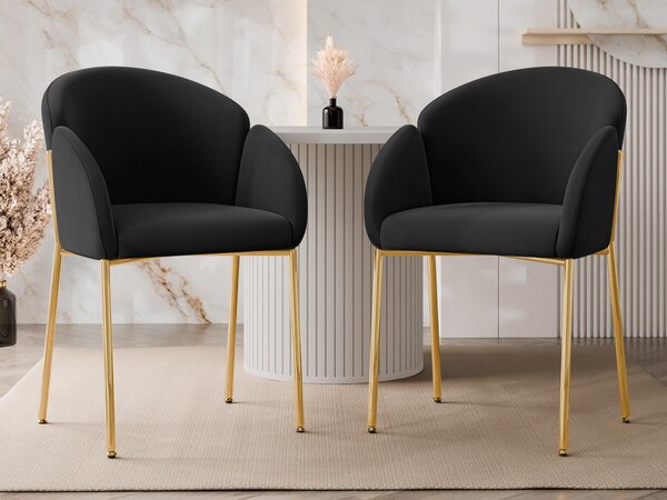 Scaun Comfivo Hilaritas XVI, Negru, Auriu, 80x56x63cm, 15.6 kg